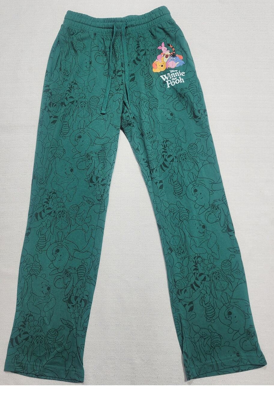 Winnie the pooh and friends green pajamas women XS